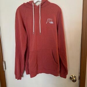 Quicksilver, medium graphic pull over hoodie